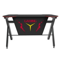 HM-001 wholesale gaming computer racing table  gaming table pc desk with RGB lights