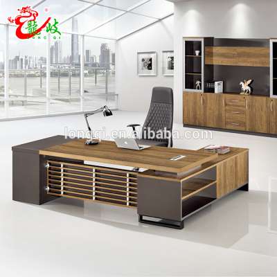 China Supply Melamine Board L Shaped Modern Office Furniture Office Desk