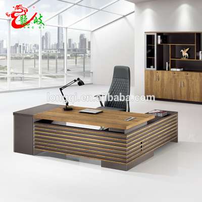 Customized Factory Price Modern Melamine Special Design Executive Boss Office Table