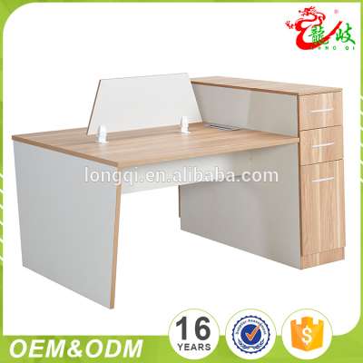 2017 new style modular modern two people office table partition cubicle 2 person office workstation