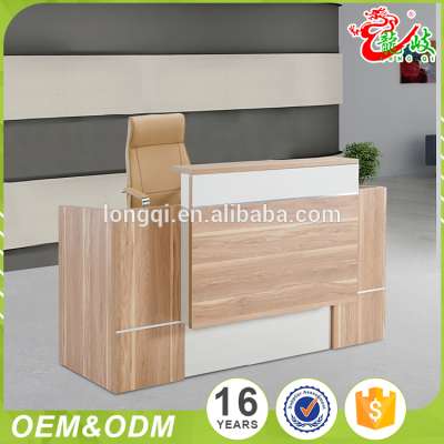 Latest Design Reliable Price Quality Guaranteed Customized Wood Small Office Desk Reception Table