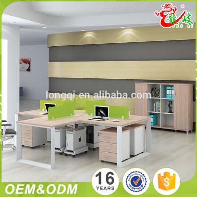 New design furniture office screen cubicle worksation 4 people office desk M1534