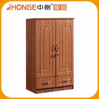 Home bedroom classic style solid wooden wardrobe for sale